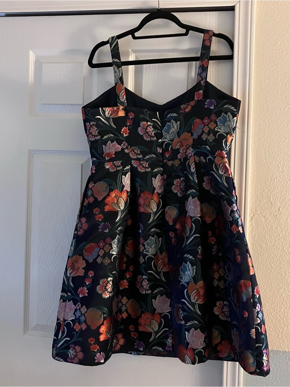 Modcloth Navy Floral Dress - Picture 2 of 5